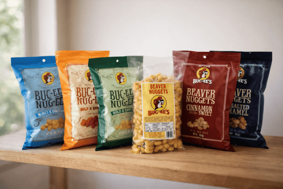 Assortment of Beaver Nuggets flavors